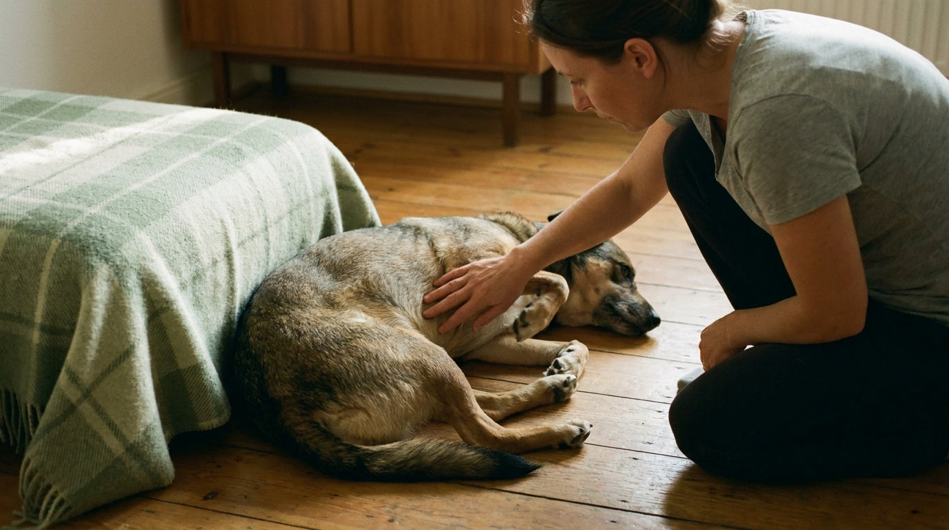 Hund hat Bauchschmerzen: Symptome erkennen, Hausmittel & Warnzeichen