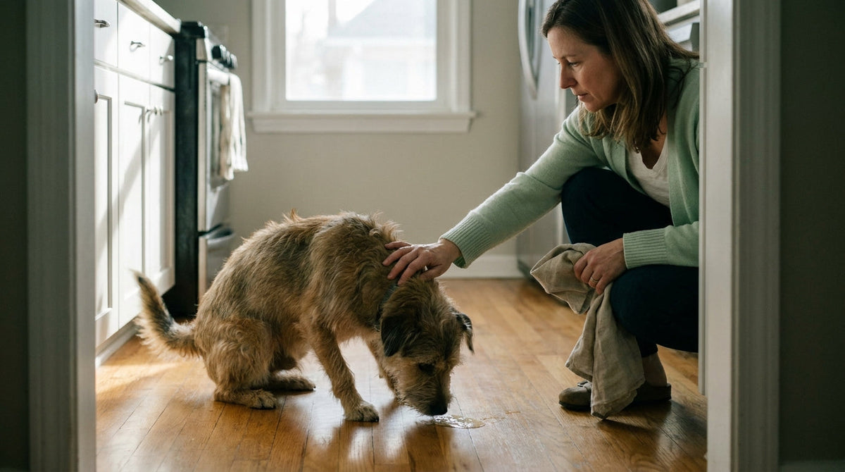 Hund erbricht Schleim: Ursachen & was du tun kannst